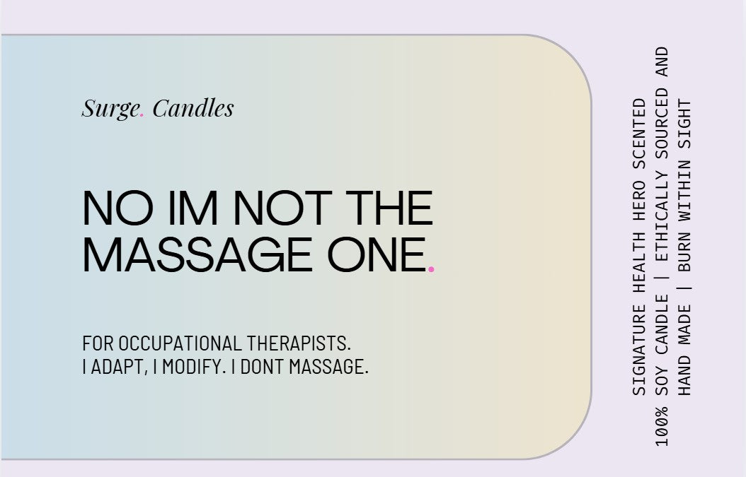 No Im Not the Massage One. For OT's